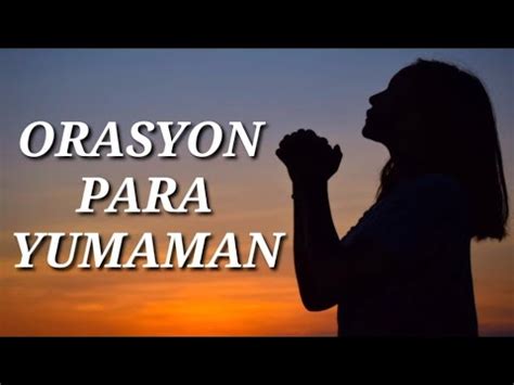 orasyon para yumaman
